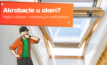 Konec šílené gymnastiky u oken! 5 důvodů, proč si namontovat okenní pohony sami